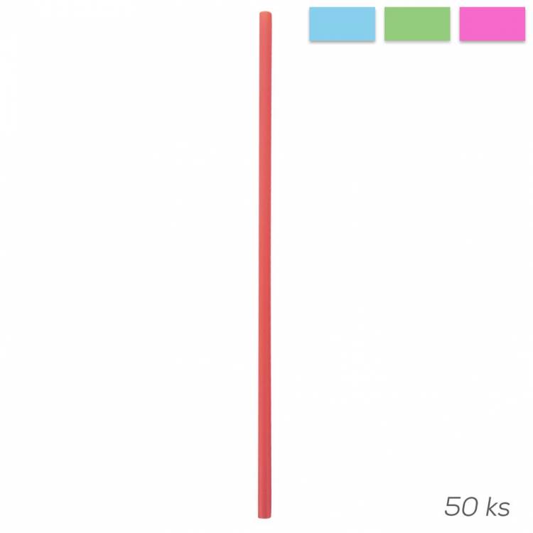 Obrázek k výrobku 2530 - Brčko UH opak.použití 50ks 22cm