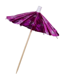 Obrázek k výrobku 2536 - Deštníček lesklý 100mm, 100ks