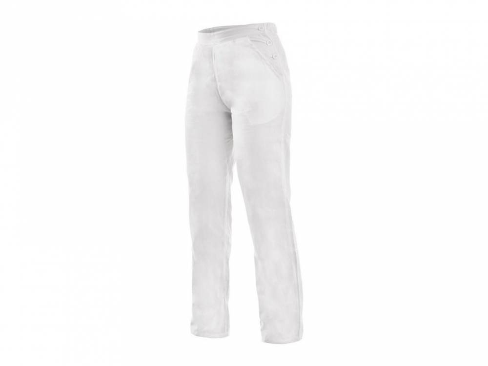 Obrázek k výrobku 2045 - Kalhoty dámské DARJA bílé pevný pas vel.42
