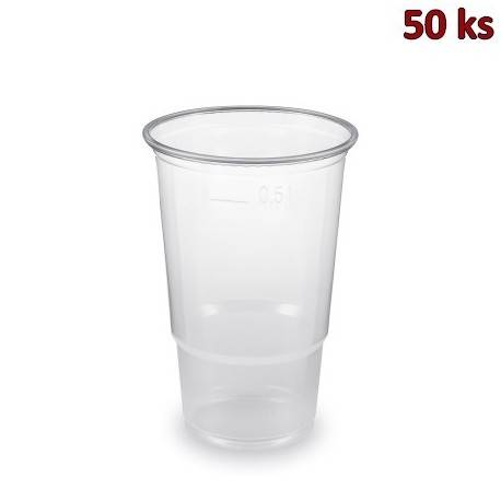 Obrázek k výrobku 3355 - Kelímek průhledný 0,5l -PP- (O95mm) 50ks EKONOMY