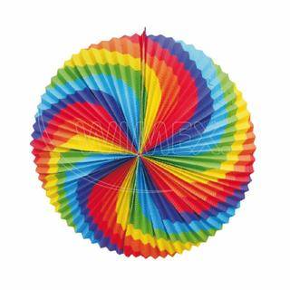 Obrázek k výrobku 2561 - Lampión koule DUHA 34cm