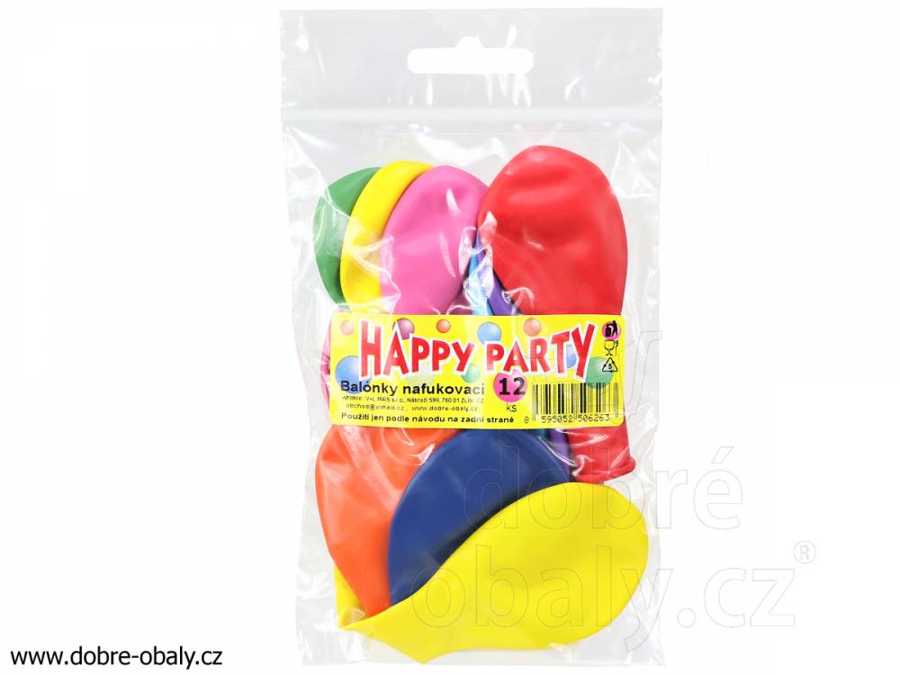 Obrázek k výrobku 5020 - Nafukovací balónky 12ks,mix barev