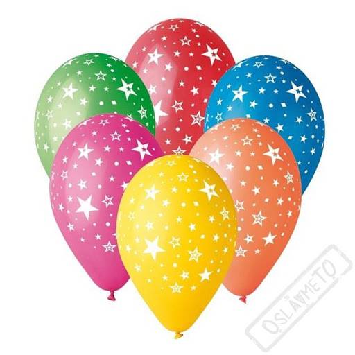 Obrázek k výrobku 2554 - Nafukovací balónky ,,hvězdy,, L (5ks)
