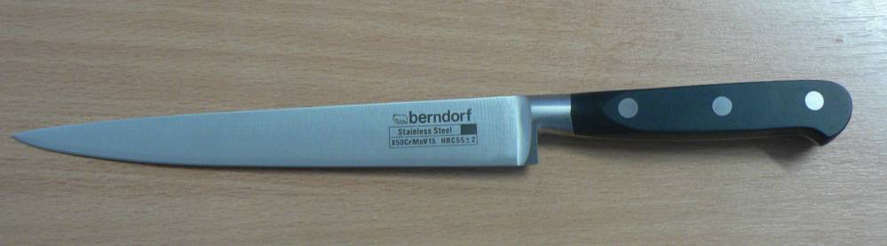Obrázek k výrobku 2520 - Nůž plátkovací 20cm Berndorf
