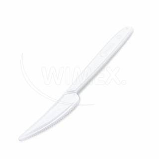 Obrázek k výrobku 5738 - Nůž (PP) znovu použitelný bílý 18,5cm [50 ks]