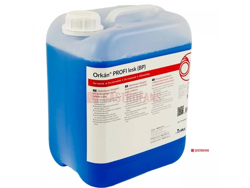 Obrázek k výrobku 2307 - ORKÁN PROFI lesk - 5kg oplachový přípravek