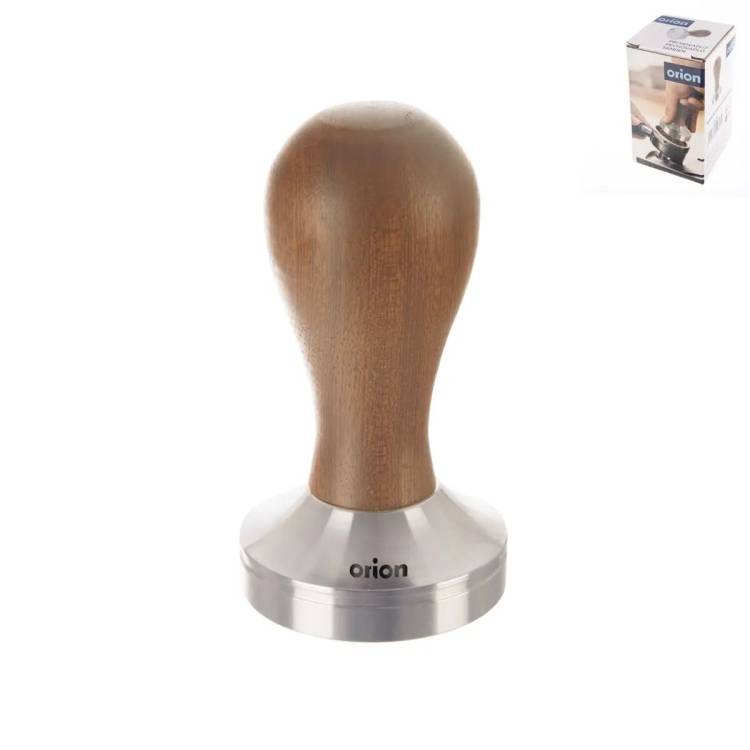 Obrázek k výrobku 2854 - Pěchovadlo na kávu nerez/dřevo pr. 5 cm