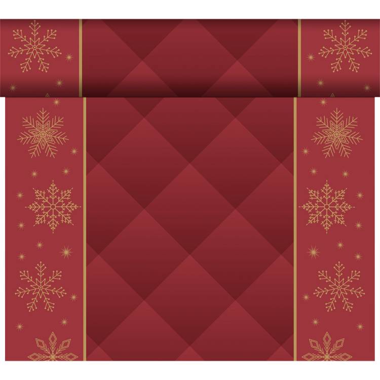 Obrázek k výrobku 2450 - Šerpa TÉTE 0,4x1,2m RHOMBUS BORDEAUX
