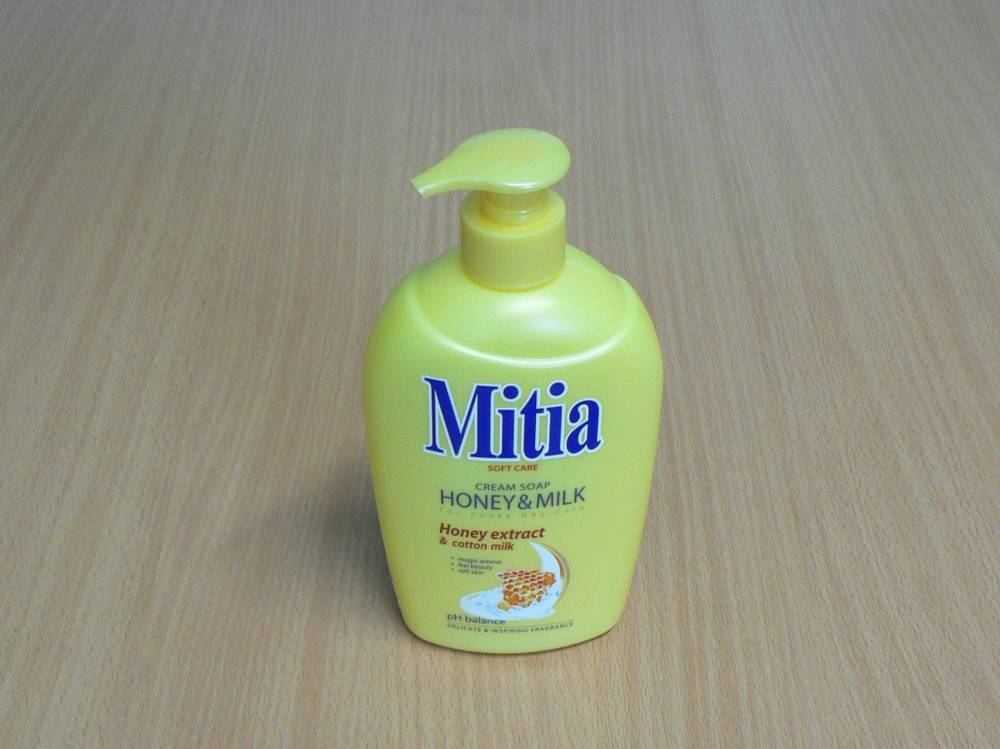 Obrázek k výrobku 2598 - Tekuté mýdlo MITIA 500ml Honey&Milk