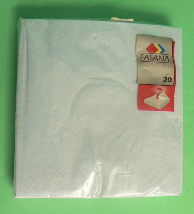 Obrázek k výrobku 2161 - Ubrousky 33x33cm,3vr.světle modré 20ks
