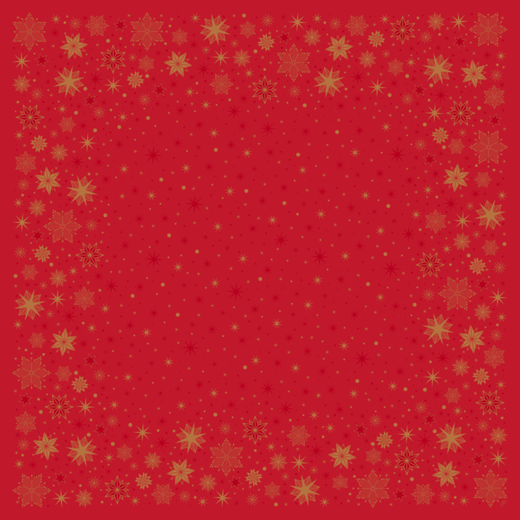 Obrázek k výrobku 2127 - Ubrus 84 x 84 cm Dunisilk STARGAZING RED