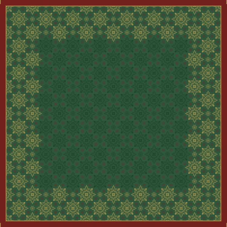 Obrázek k výrobku 4962 - Ubrus 84x84 DUNI DCL- Xmas deco green 1ks