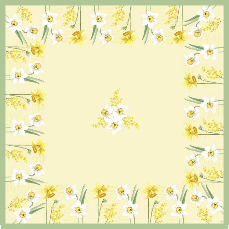 Obrázek k výrobku 2129 - Ubrus Dunicel 84x84cm SPRING DAFFOD