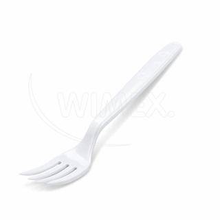 Obrázek k výrobku 5737 - Vidlička (PP) znovu použitelná bílá 18,5cm [50 ks]