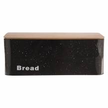 Obrázek k výrobku 3989 - Chlebovka plech/dřevo 42x22,5x16cm bread MRAMOR