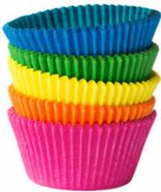 Obrázek k výrobku 2328 - Cukrářské košíčky barevné mix pr. 50x30mm, 100ks