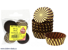 Obrázek k výrobku 5129 - Cukrářské papírové košíčky 30x15mm VIRVEL, 65ks