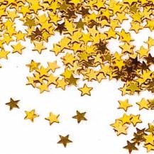 Obrázek k výrobku 3783 - Konfety lesklé hvězdy zlaté 10g
