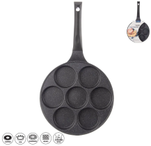 Obrázek k výrobku 5391 - Pánev GRANDE volská oka/lívance pr. 27 cm 7 sekcí hluboká