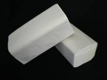 Obrázek k výrobku 4396 - Ručník ZZ bílý 100% celulóza - 2vrstvé