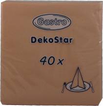 Obrázek k výrobku 4848 - Ubrousky DekoStar 2-vrstvé, 40x40 apricot (40ks)