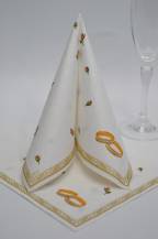 Obrázek k výrobku 4533 - Ubrousky svatební prstýnky