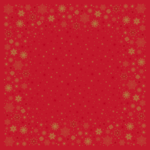 Obrázek k výrobku 2127 - Ubrus 84 x 84 cm Dunisilk STARGAZING RED