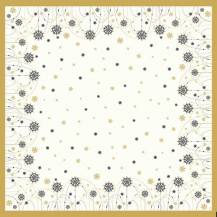 Obrázek k výrobku 4378 - Ubrus 84x84 DUNI DCL- Snowflake N. White 1ks